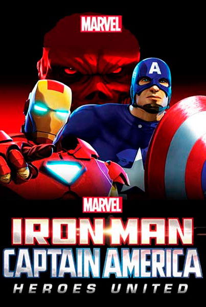 Постер к фильму Железный человек и Капитан Америка: Союз героев